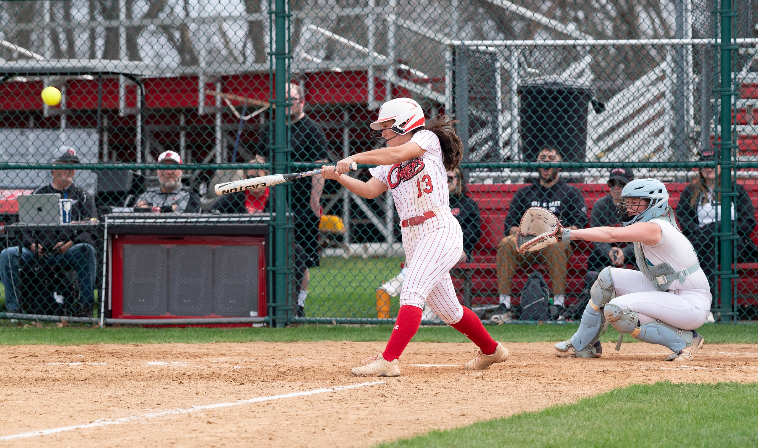 Chiefs split ISCC doubleheader with Oakton